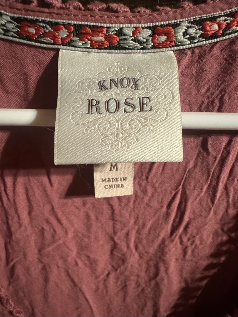 Knox Rose Dusty Rose Dress, Size M - Picture 2 of 8